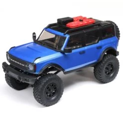 1/24 SCX24 2021 Ford Bronco 4WD Truck Brushed RTR, Axial® Reaches A New Peak In 1/24 Scale Realism With This Officially Licensed Ford Bronco 4WD That Tops The Proven SCX24™ Platform With A Highly Detailed Blue ABS Hard Body. Ideal For Indoor Or O