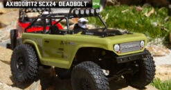 1/24 SCX24 Deadbolt 4WD Rock Crawler Brushed RTR, Green