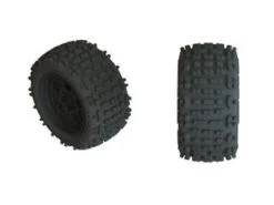 Arrma AR550050 Backflip LP 4S Tire 3.8 Glued Black (2)