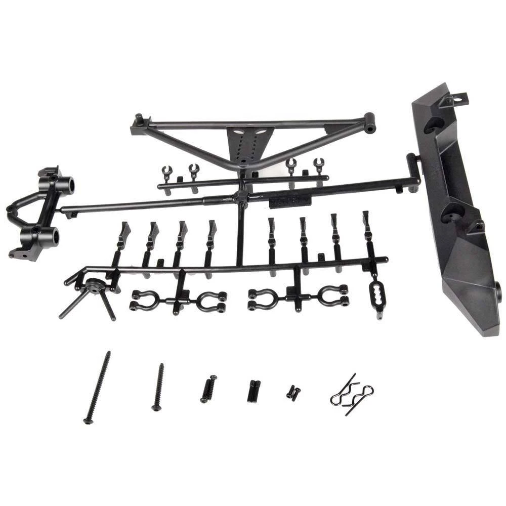 AX80126 Rear Bumper/Tire Carrier SCX10/Poison Spyder/JK 3 AX80126 Rear Bumper/Tire Carrier SCX10/Poison Spyder/JK