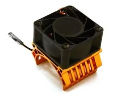 Integy 36mm Motor Heatsink+40x40mm Cooling Fan 17k Rpm For Most 1/10 On-Road & Off-Road C28598ORANGE