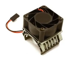 Integy 36mm Motor Heatsink+40x40mm Cooling Fan 17k Rpm For Most 1/10 On-Road & Off-Road C28598GREY