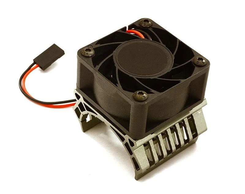 Integy 36mm Motor Heatsink+40x40mm Cooling Fan 17k Rpm For Most 1/10 On-Road & Off-Road C28598GREY 3 Integy 36mm Motor Heatsink+40x40mm Cooling Fan 17k Rpm For Most 1/10 On-Road & Off-Road C28598GREY