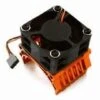 Integy 42mm Motor Heatsink+40x40mm Cooling Fan 16k Rpm For 1/10 Summit & E-Revo C28603ORANGE -Remote Control Toy Car integy 42mm motor heatsink40x40mm cooling fan 16k 1