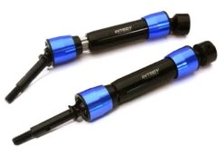 Integy Carbon Steel Rear Universal Shaft (2) For Traxxas 1/10 Slash & Stampede 4X4 C28034BLUE