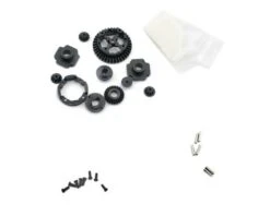 LOSI Fr/R Diff Gears & Housing:MLST,MRAM