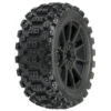 PROLINE Badlands MX M2 1/8 MTD Mach 10 Black Wheels F/R -Remote Control Toy Car proline badlands mx m2 1 8 mtd mach 10 black wheel