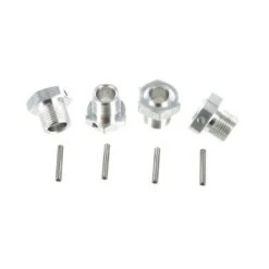 Redcat Aluminum 17mm Wheel Hex W/ Pin (4pcs Ea.)(Silver)