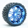 SWEEP SRC0002BC 1/2 O/S Ter Crusher Off RD Belted Tire BLUE Wheel