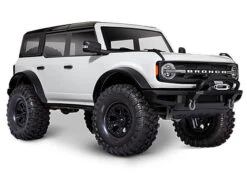 Traxxas 92076-4 White- Crawler With 2021 Ford Bronco Body: 1/10 Scale 4WD Electric Truck.