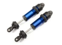 Traxxas Shocks, GT-Maxx, Aluminum (blue-anodized) (fully Assembled W/o Springs) (2)